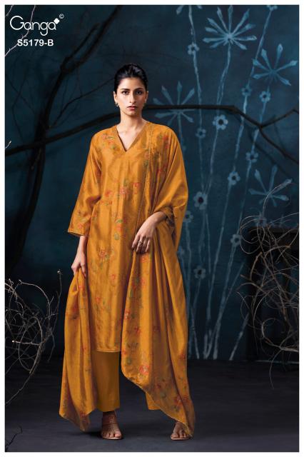 Ganga beryssa 5179 dress material wholesale price